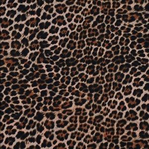 Leopard/cheetah 100% cotton by the yard